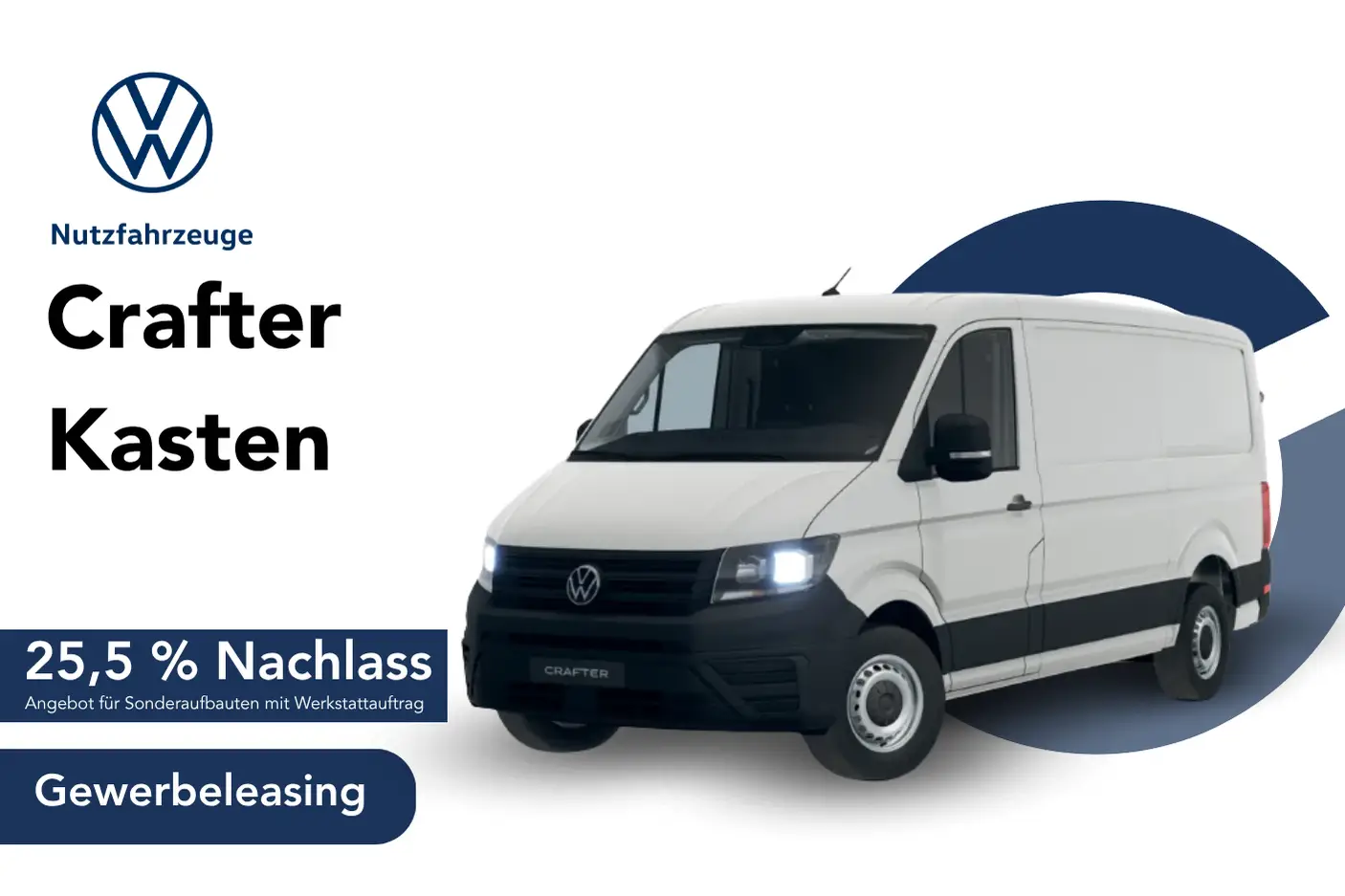 Crafter Kasten in weiß - Angebotsbild Gewerbeleasing