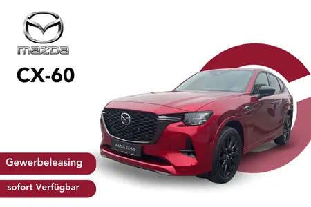 Mazda CX-60 von vorne in rot Angebotsbild Gewerbeleasing