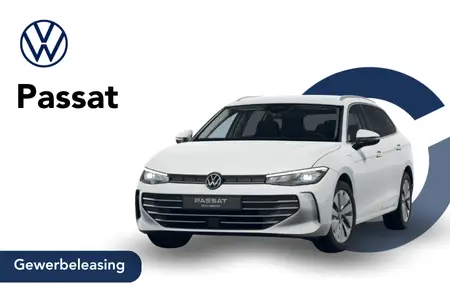 VW Passat in weiß Angebotsseite Gewerbeleasing