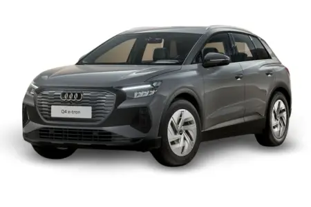 Audi Q4 e-tron in grau von vorne