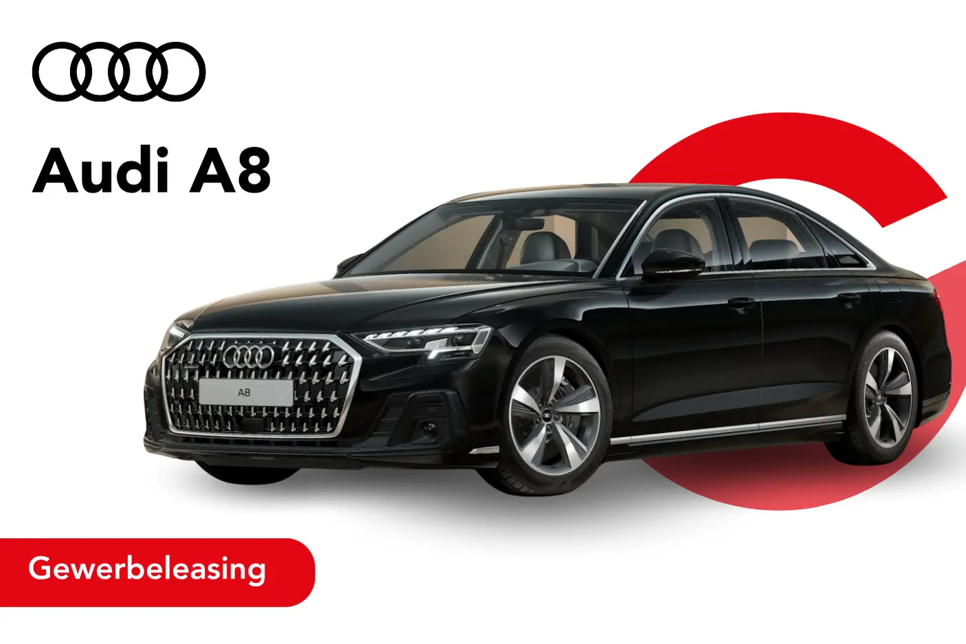Audi A8 Angebotsbild Gewerbeleasing