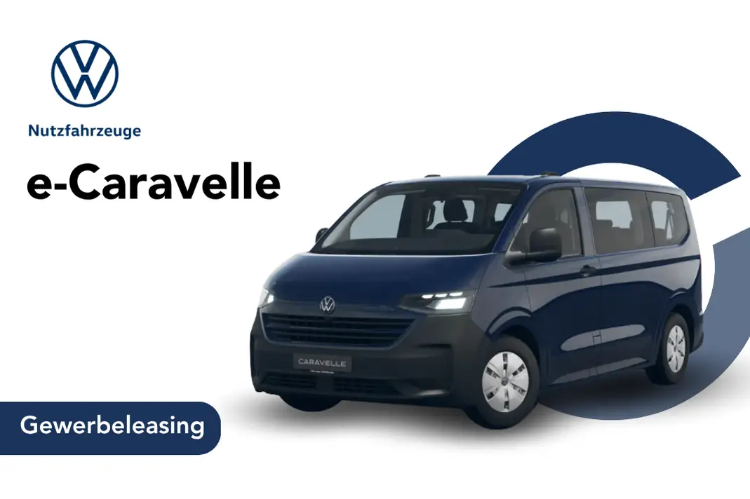 e-Caravelle in blau - Angebotsbild Gewerbeleasing