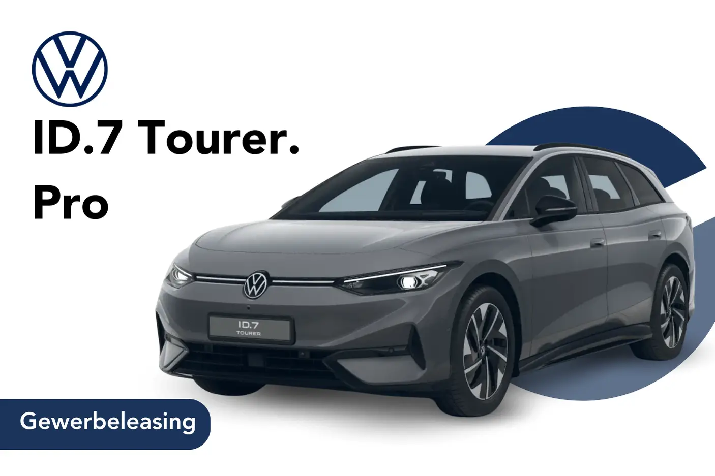 ID.7 Tourer. Pro in grau Angebotsbild Gewerbeleasing