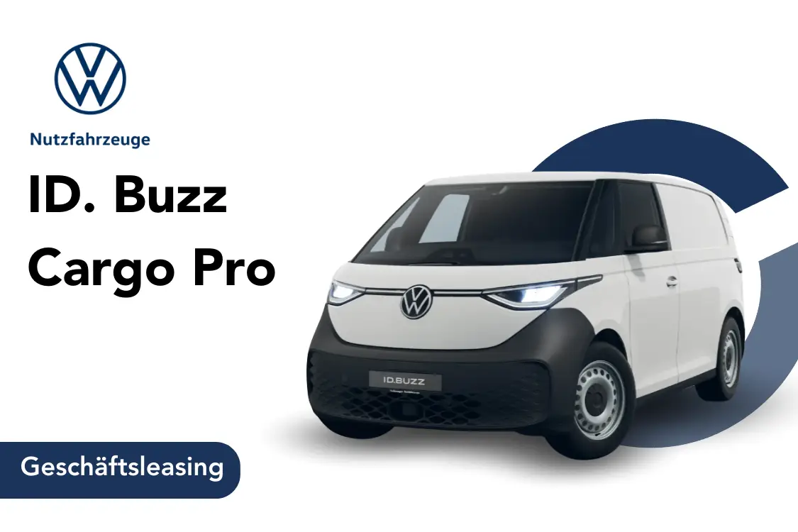 ID. Buzz Cargo Pro in weiß - Angebotsbild Gewerbeleasing