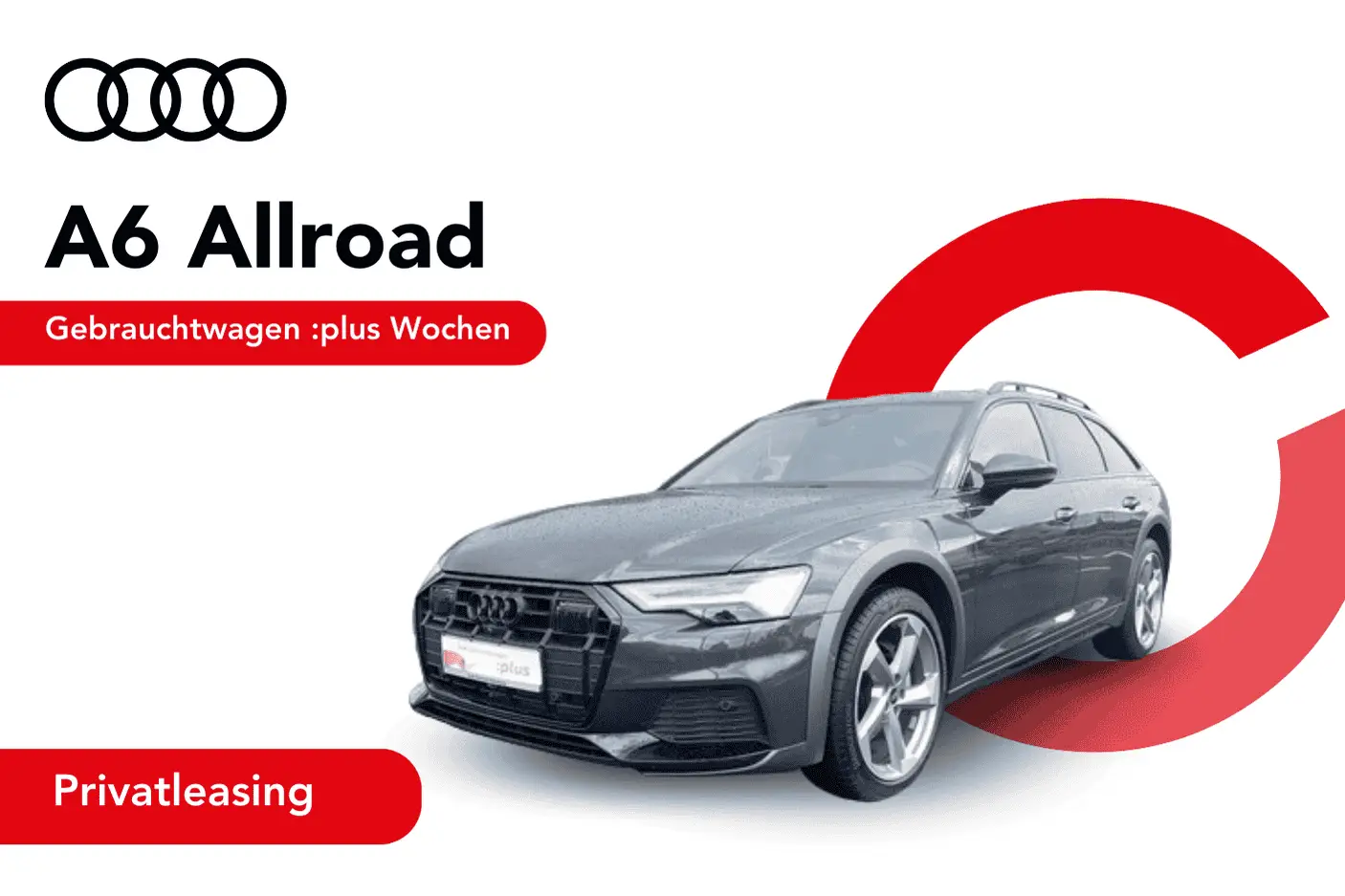 Angebotsbild eines Gebrauchtwagen Audi A6 Allroad. Frontansicht. Lackierung Manhattangrau Metallic