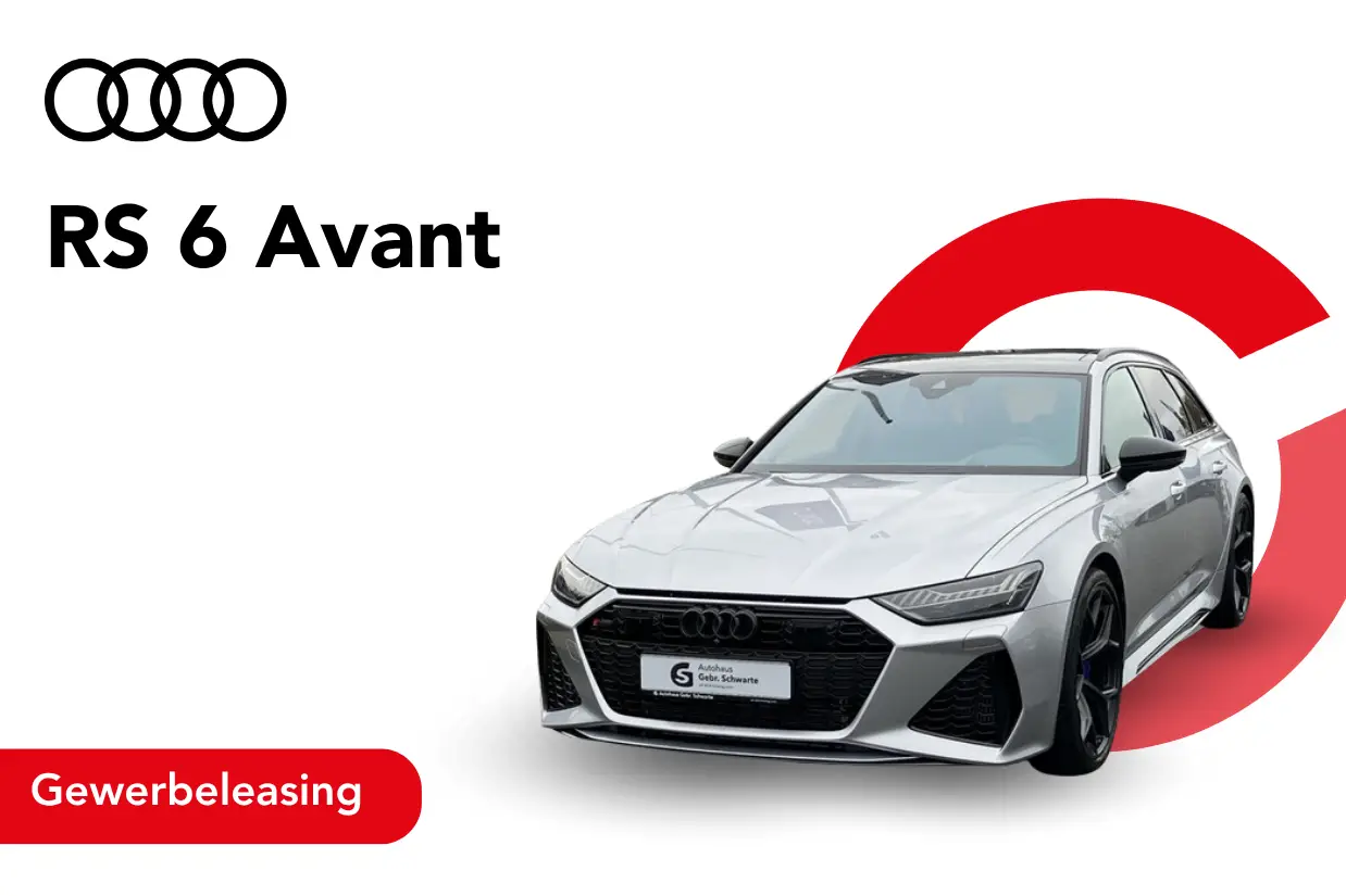 Audi RS6 Avant in silber - Angebotsbild Gewerbeleasing