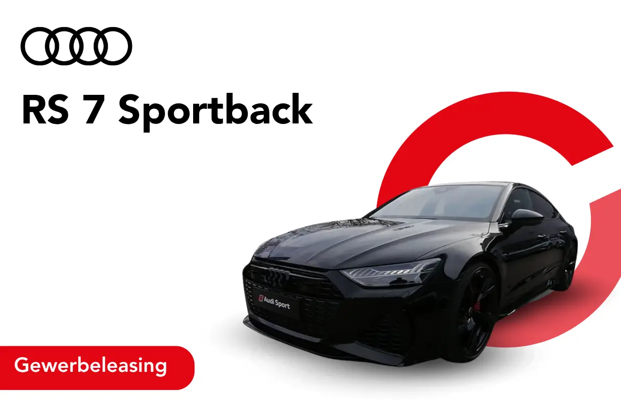 Audi RS7 Sportback in schwarz - Angebotsbild Gewerbeleasing