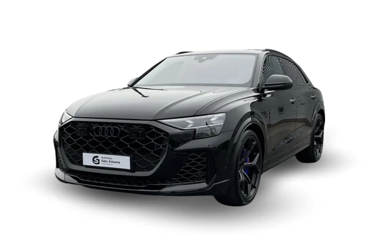 Audi RSQ8 in schwarz von vorne