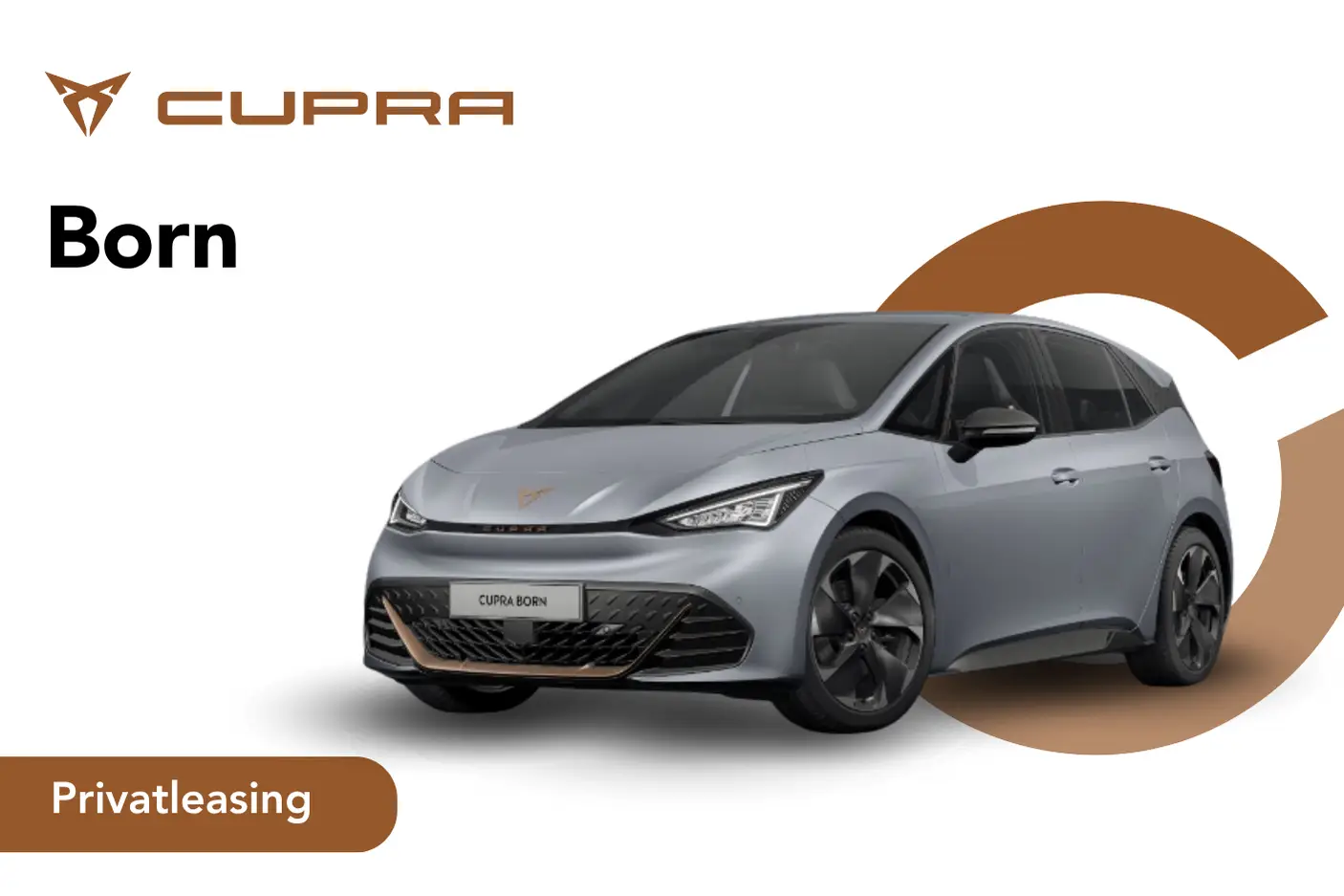 Cupra Born in grau Privatleasing Angebotsbild