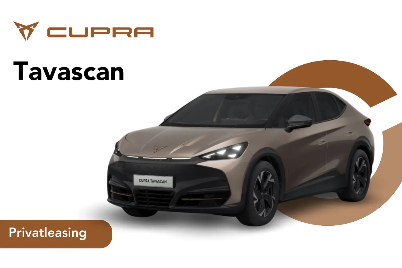 Cupra Tavascan in Atacama Desert Metallic Angebotsbild Privatleasing