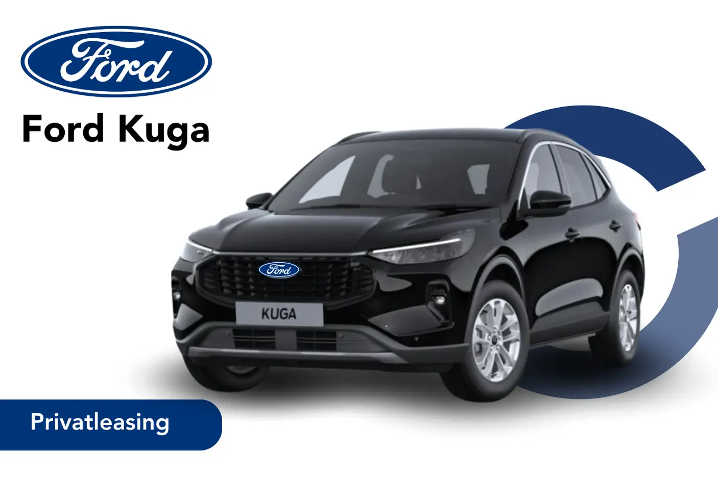 Ford Kuga in schwarz Angebotsbild Privatleasing