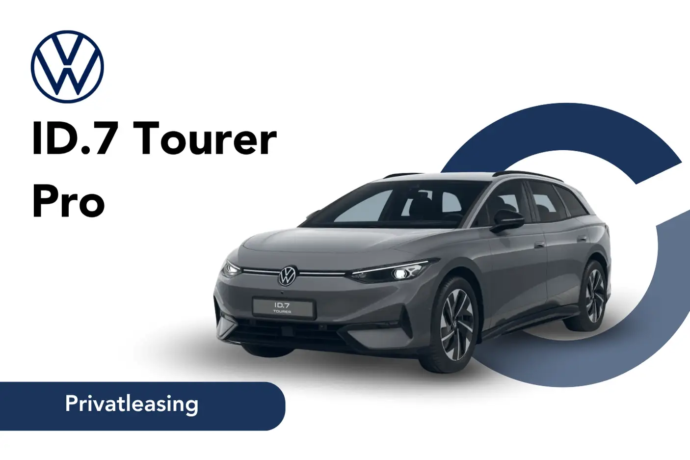 ID.7 Tourer Pro in grau Angebotsbild Privatleasing.