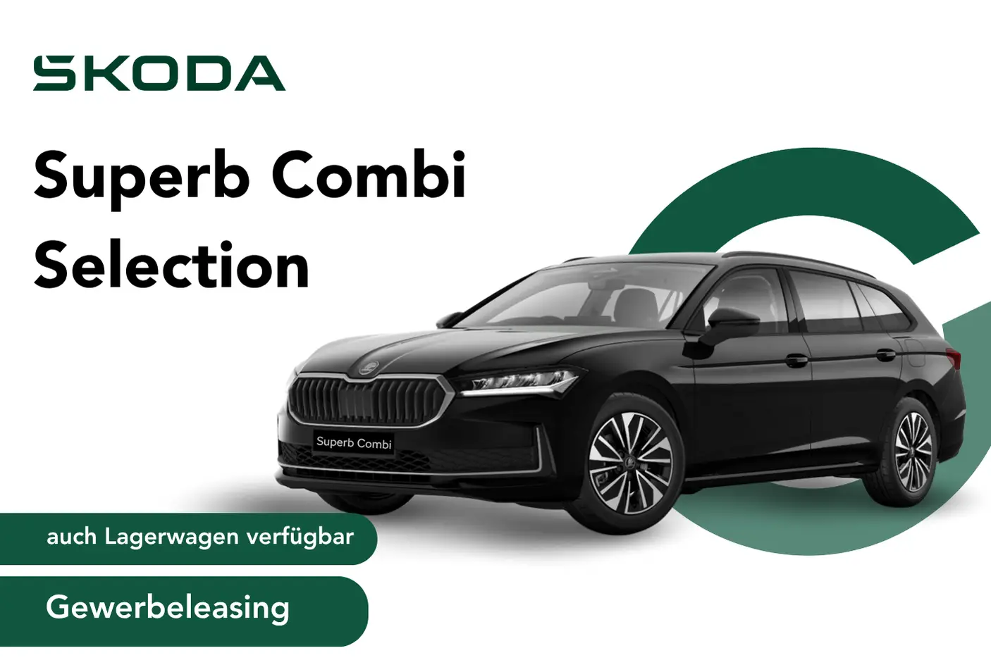 Angebotsbild eines Skoda Superb Combi für ein Gewerbeleasing