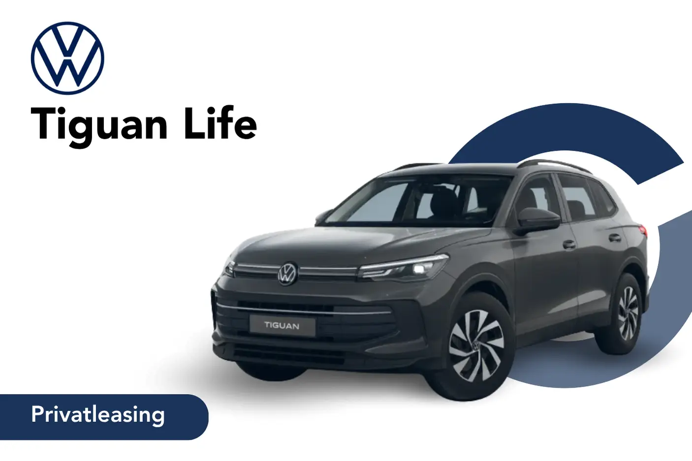 Tiguan Life in grau - Angebotsbild Privatleasing