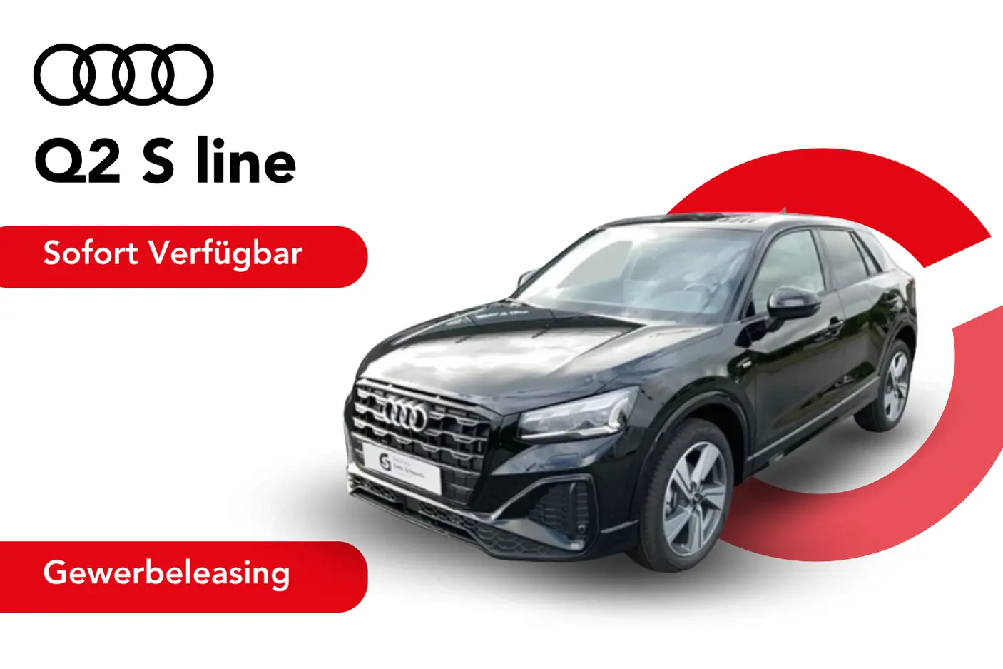 Q2 in schwarz Angebotsbild Gewerbeleasing