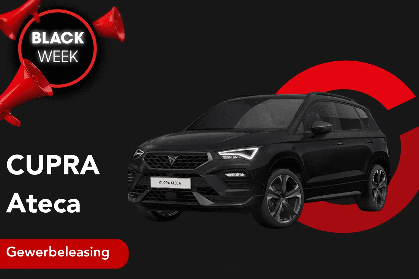 Angebotsbild für ein Gewerbeleasingangebot eines CUPRA Ateca