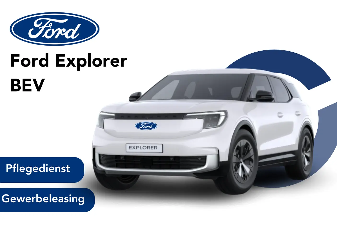 Explorer in weiß Angebotsbild Gewerbeleasing Pflegedienst