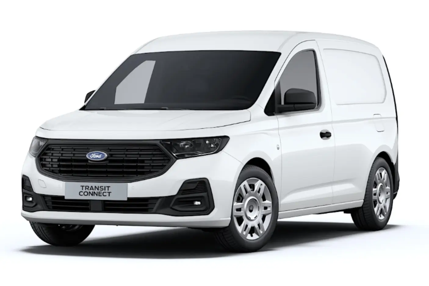 Ford Transit Connect in weiß freigestellt