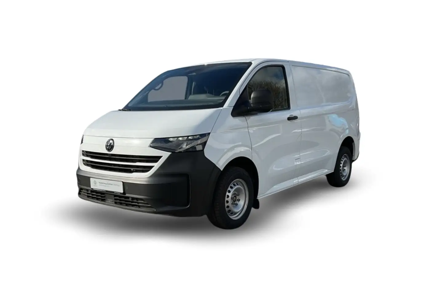 New Transporter in weiß freigestellt