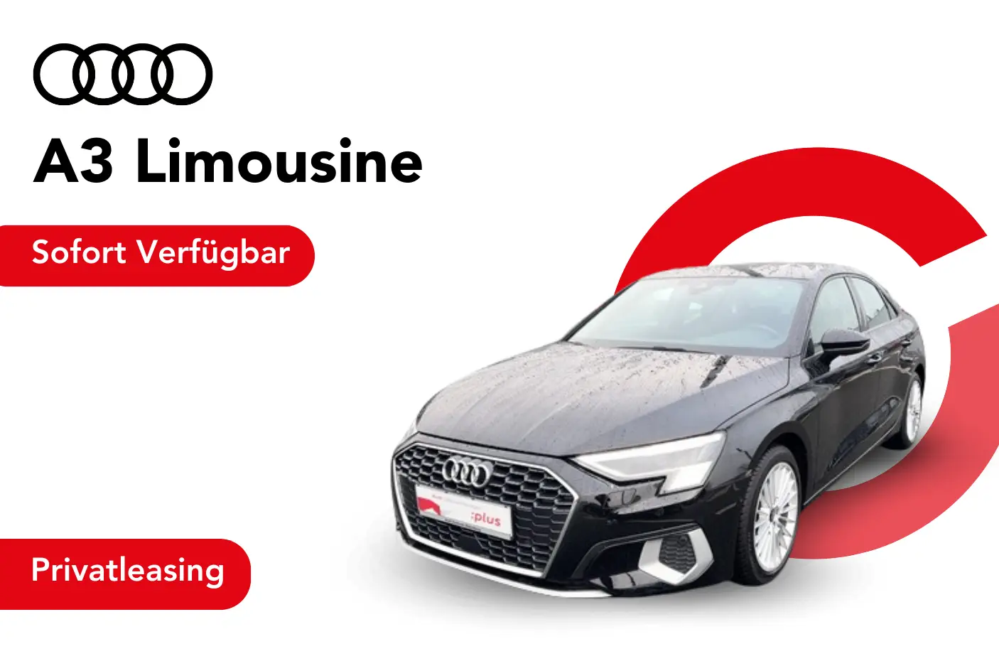 Angebotsbild Audi A3 Limousine in schwarz