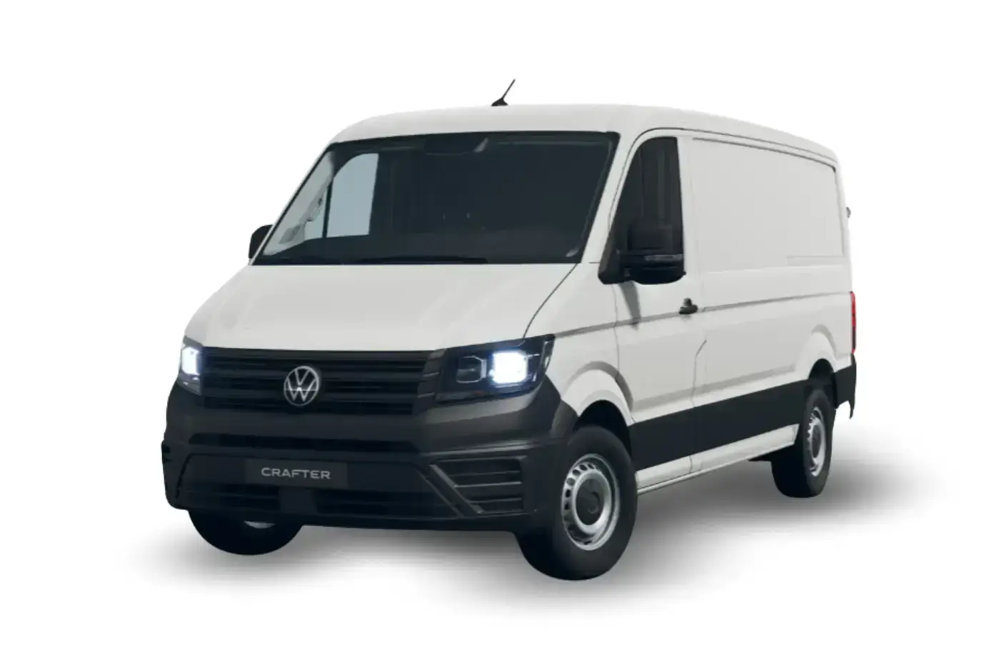 Crafter Kasten in weiß von vorne