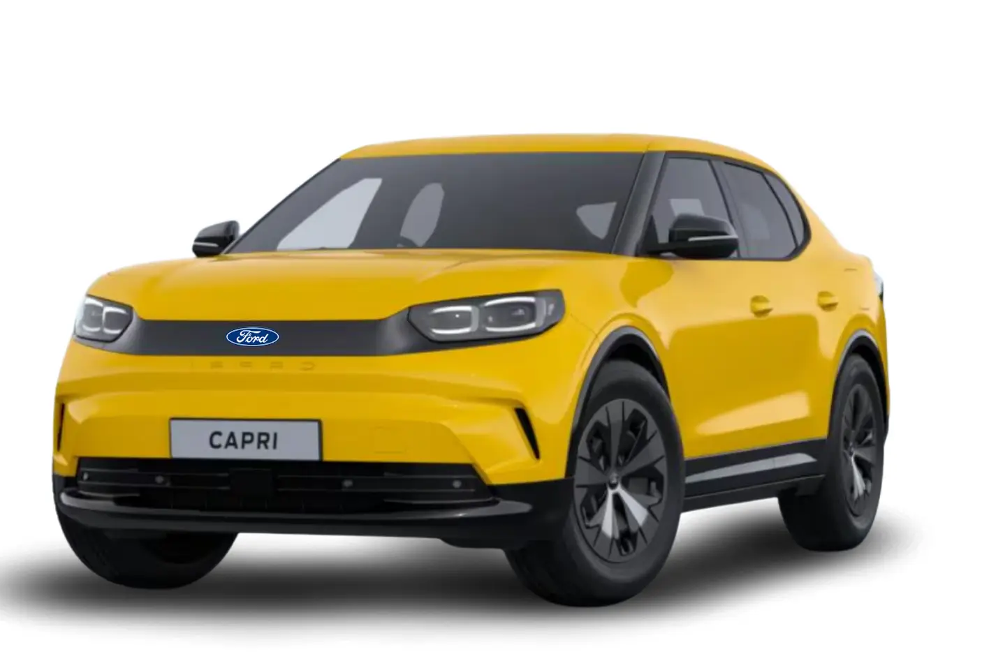 Ford Capri Style in gelb Frontansicht