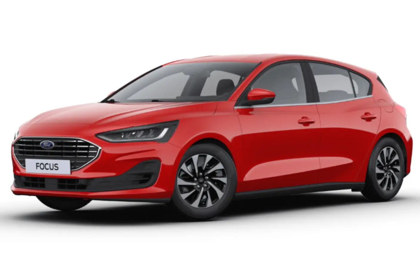 Focus in rot Frontansicht