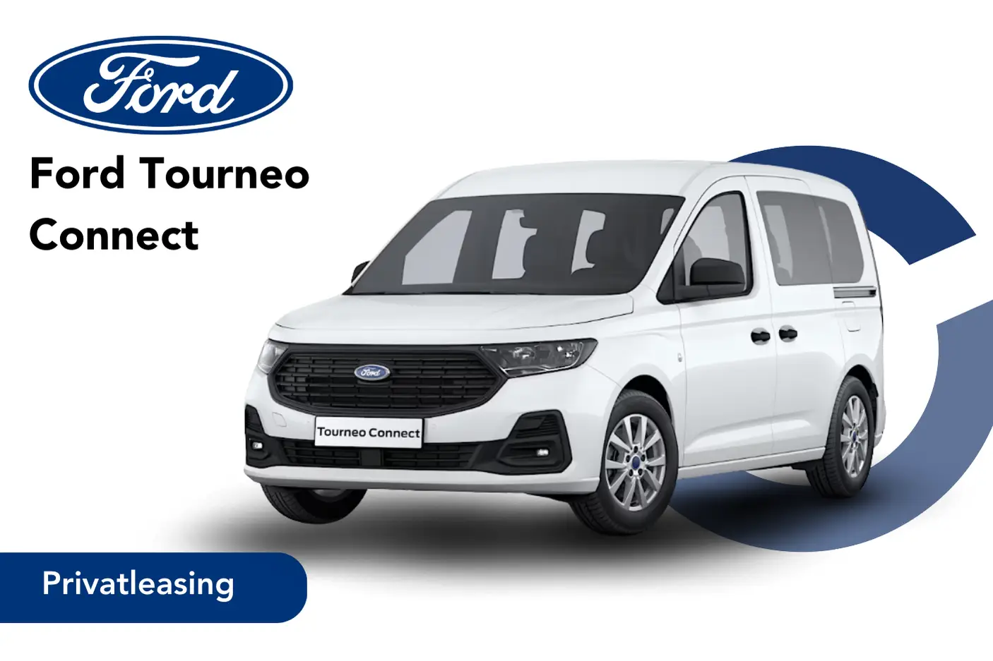 Ford Tourneo Connect in weiß Angebotsbild Privatleasing