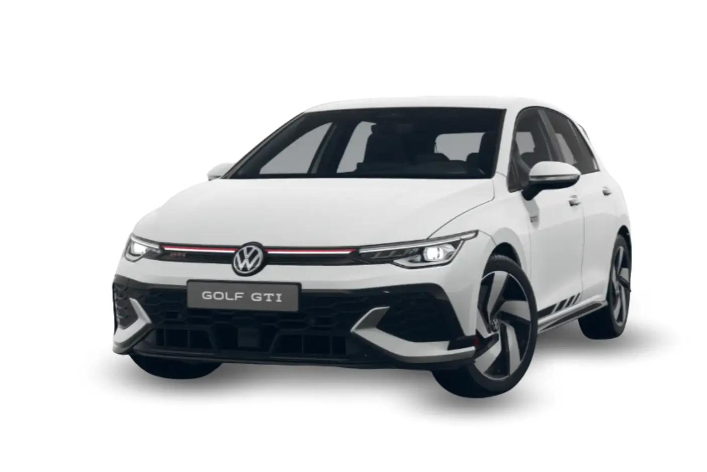 Golf GTI Clubsport in weiß von vorne