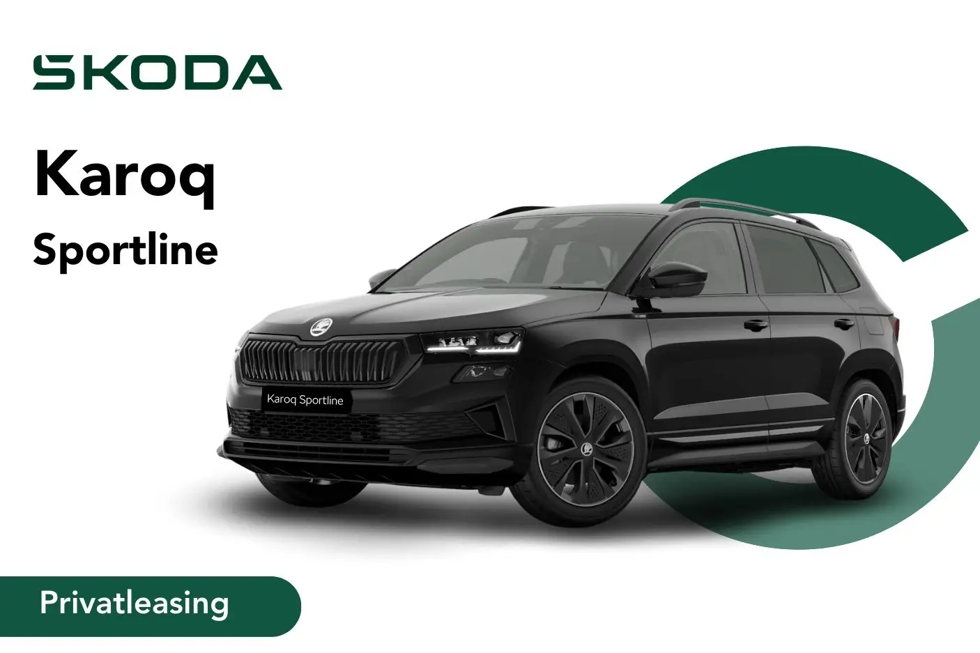 Angebotsbild für ein Privatleasing Skoda Karoq Sportline, Lackierung: : Black-Magic Perleffekt