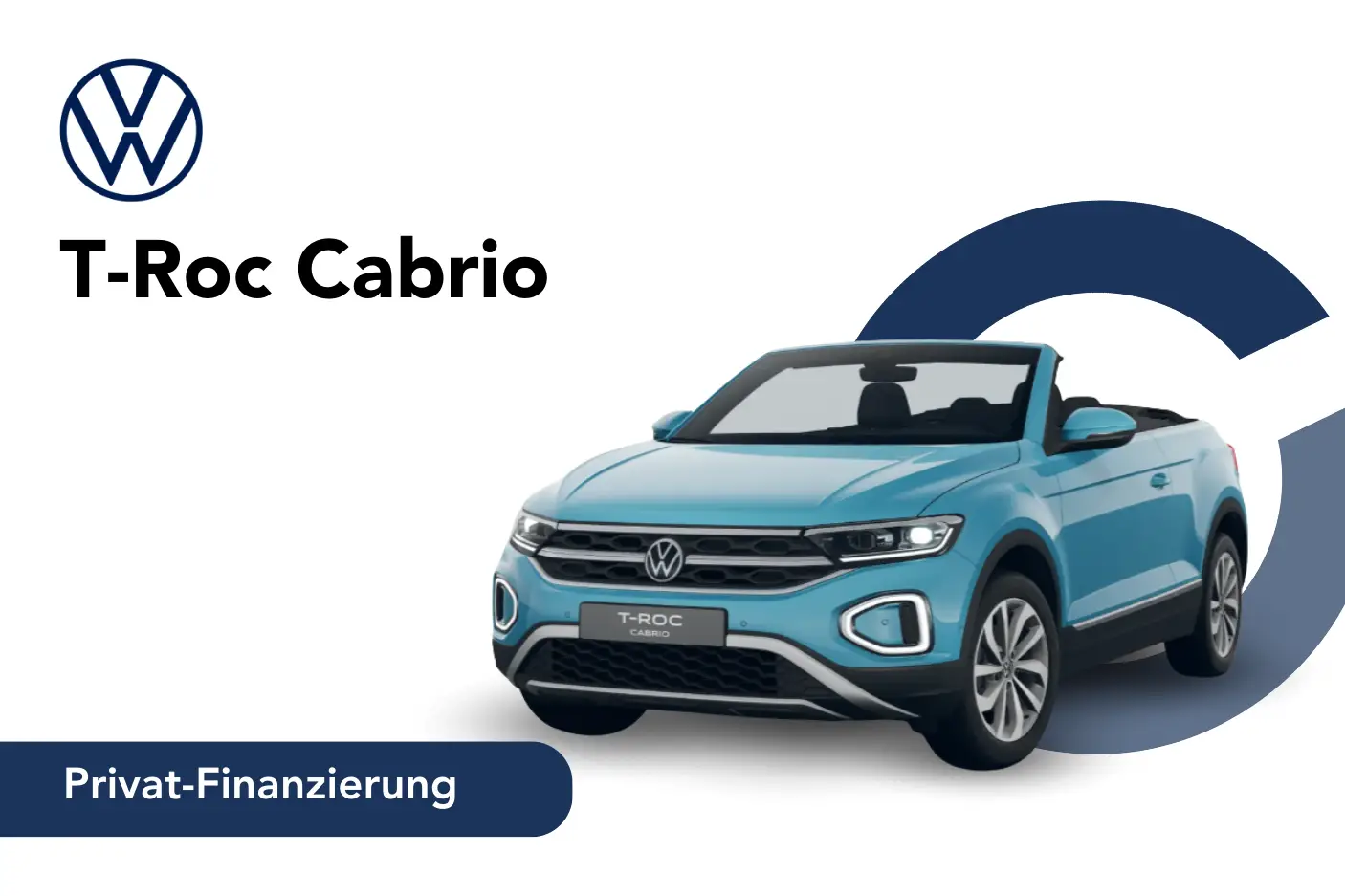 Angebotsbild T-Roc Cabrio in blau