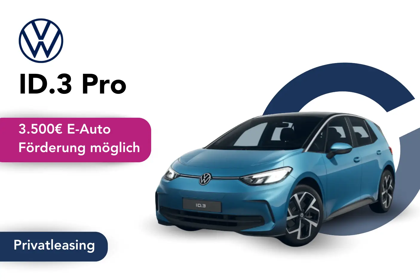 Angebotsbild ID.3 Pro - 3500€ Förderung